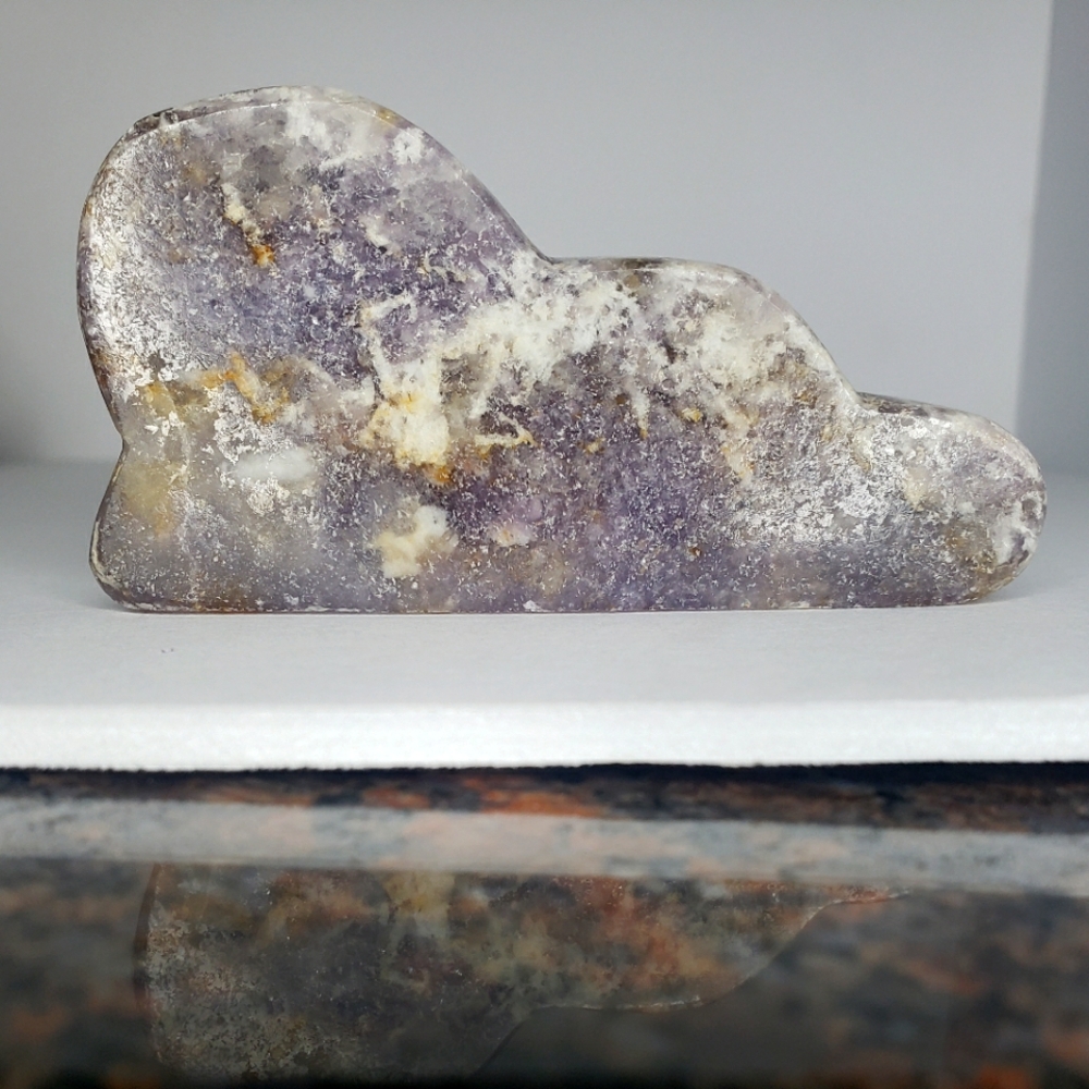 Lepidolite Cloud Carving
